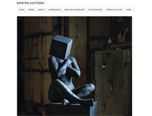 Tablet Screenshot of kirstenjustesen.com